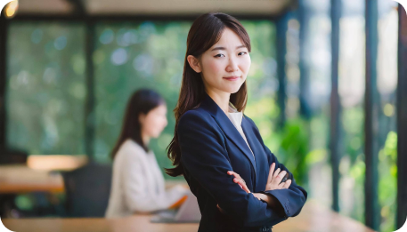 女性の会社員
